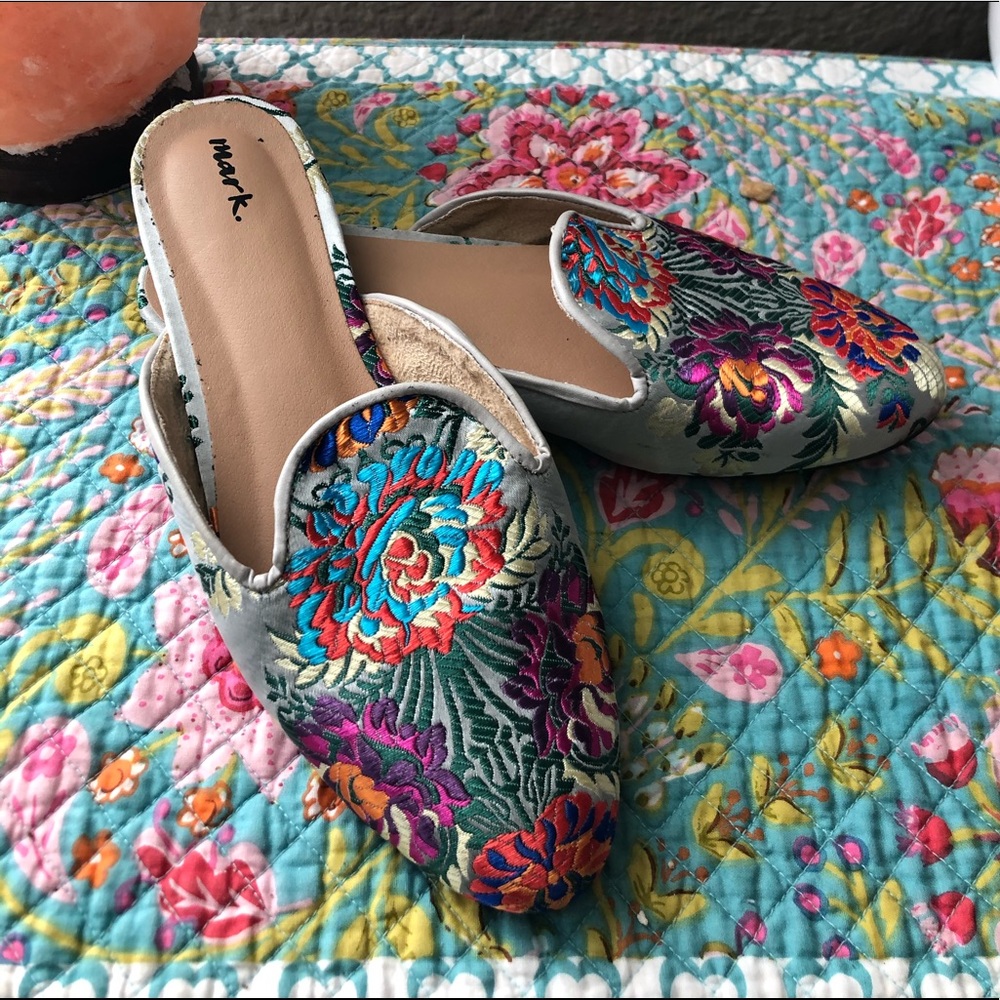 Mark. Floral Mule SZ8